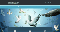 Desktop Screenshot of messengersofpeace.net